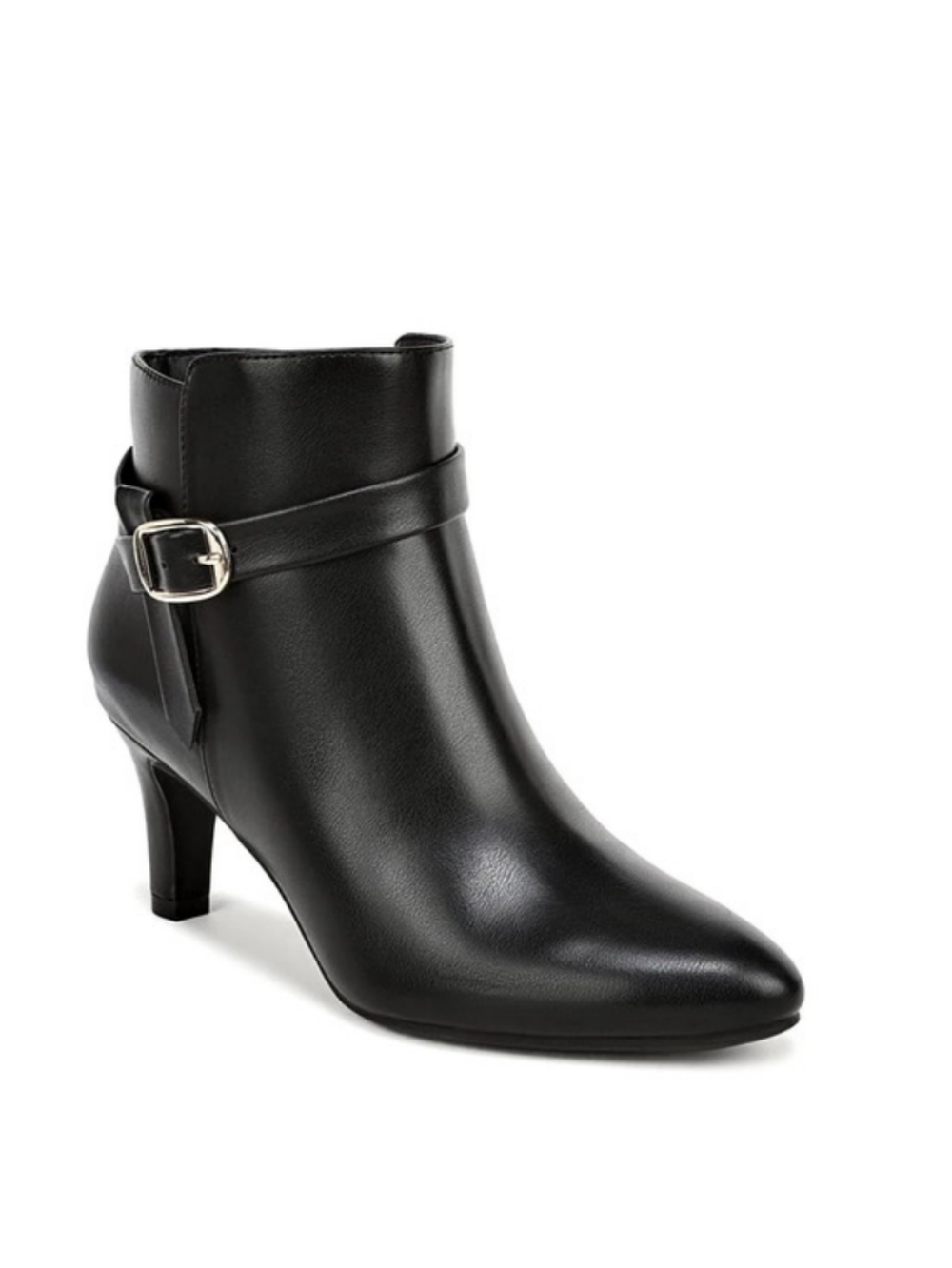 LifeStride Glow Black Ankle Boots US 8.5 M
